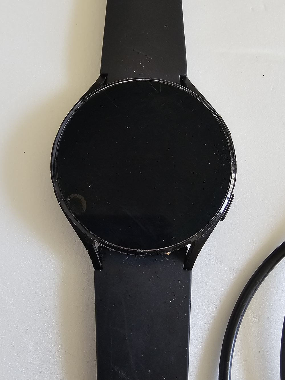 Samsung Black Gaxlay 4 Smartwatch with  Interchangeable Bands